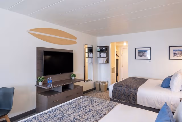 Double Queen Beds - Pool View