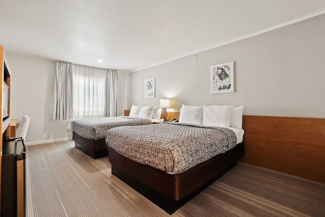 Double Room, 2 Double Beds, Non Smoking