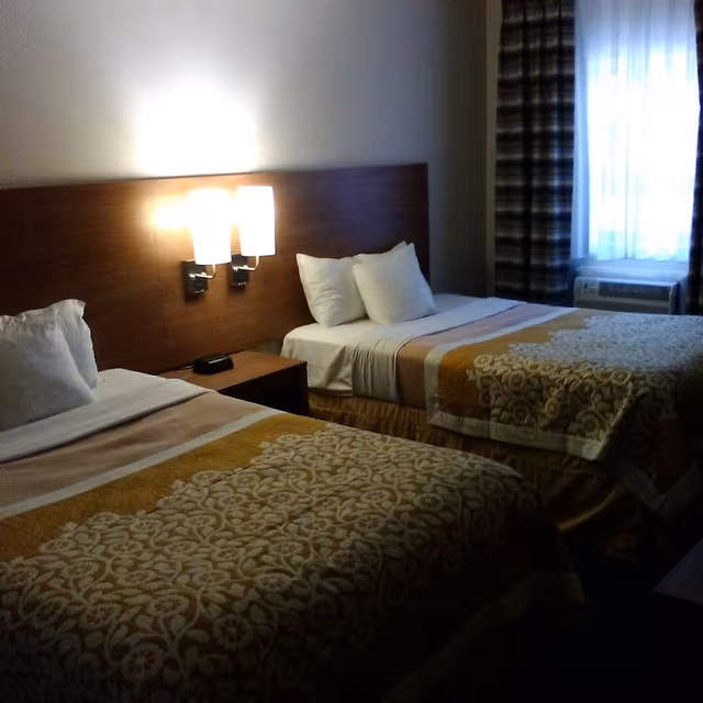 Double Room, 2 Double Beds, Non Smoking