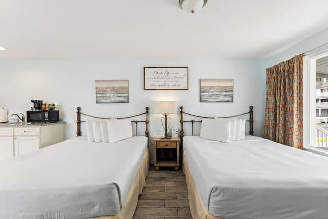 Double Room, 2 Queen Beds, Kitchenette (Check-In Age 25)