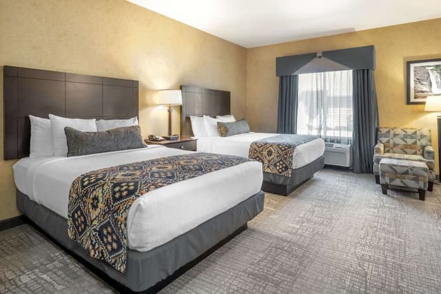 Suite, 2 Queen Beds, Non Smoking, Refrigerator & Microwave