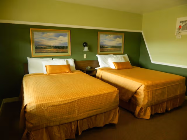Economy Double Room, 2 Double Beds