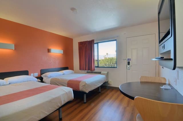 Standard Room, 2 Double Beds, Refrigerator & Microwave