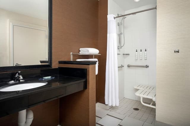 Room, 1 King Bed (Mobility/Hearing Access, Roll-In Shwr)