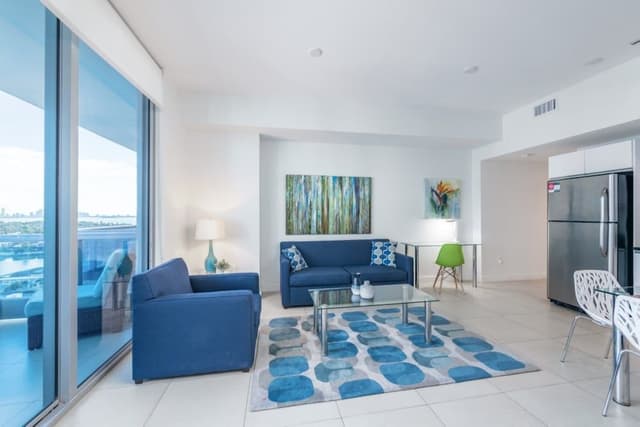 Deluxe One Bedroom Apartment Partial Ocean View High Floor