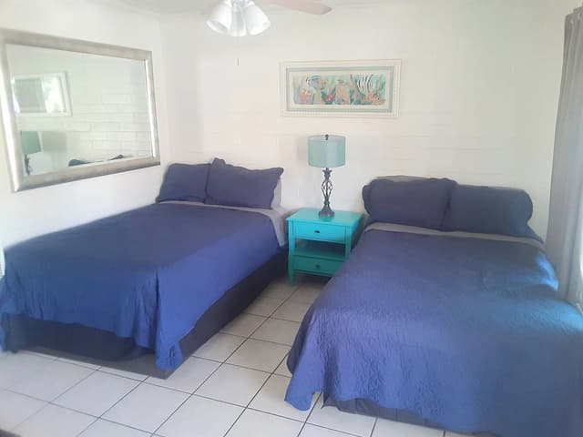 Classic Studio, 2 Double Beds, Kitchen, Garden Area