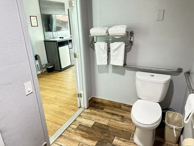 Standard Single Room, 1 King Bed, Accessible, Refrigerator & Microwave