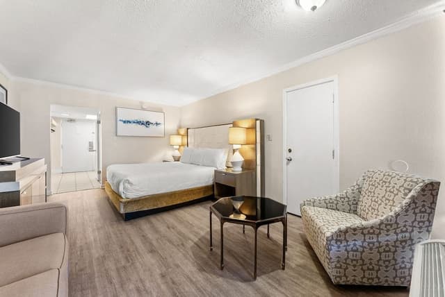 Standard Room, 1 King Bed with Sofa bed, Patio