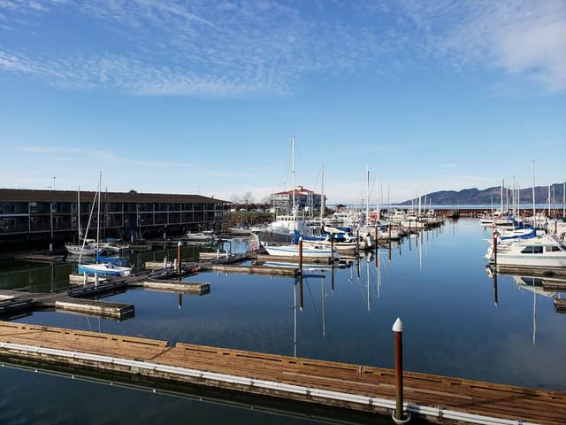 King Kitchenette Suite with Marina View and Balcony- No Pets