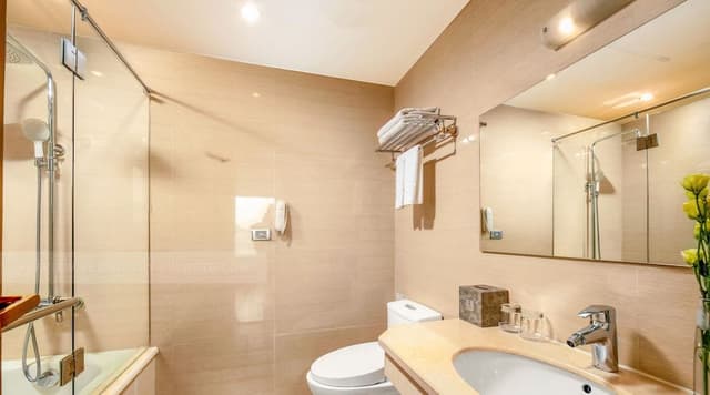 Executive Double Room, Bathtub, City View