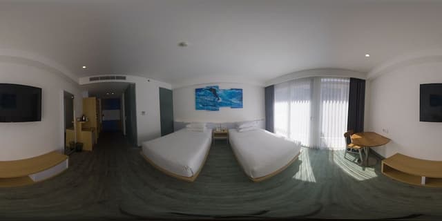 Premium Room, 2 Twin Beds, Pool View