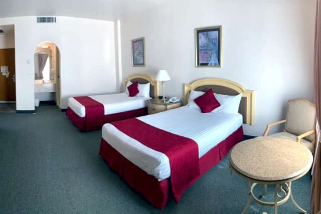 2 Double Beds, Non-Smoking, Continental Breakfast