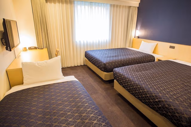 Superior Twin Room, Non Smoking (2 double beds/140cm+1 extra bed/95cm)