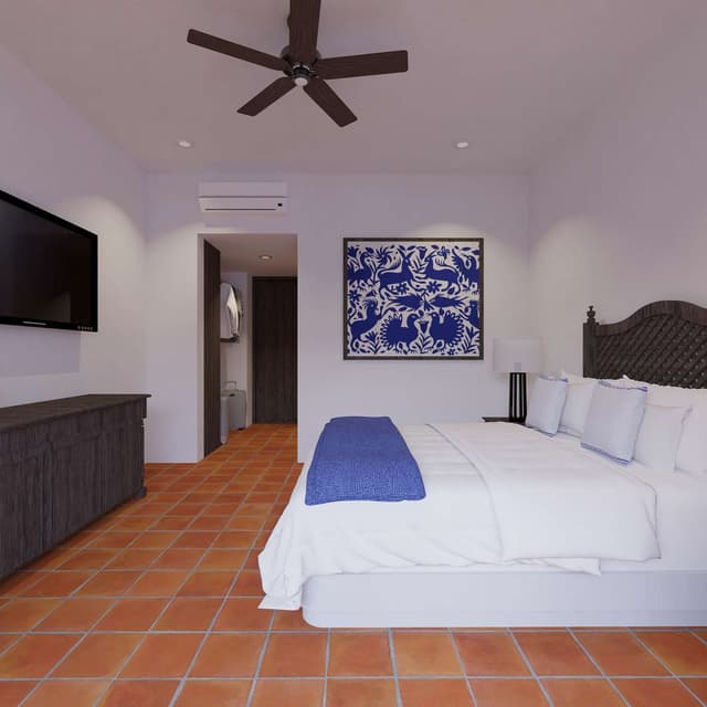 1 KING BED WITH TERRACE AND POOL ACCESS