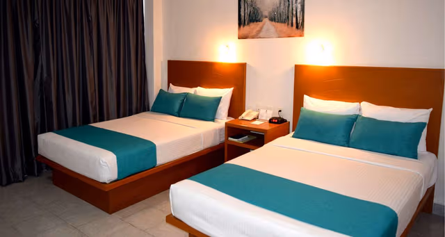 2 Double Beds, Non-Smoking, Hairdryer, Coffee Maker