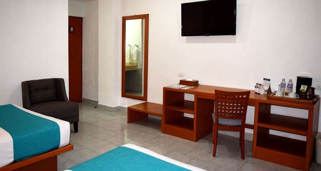 2 Double Beds, Non-Smoking, Hairdryer, Coffee Maker