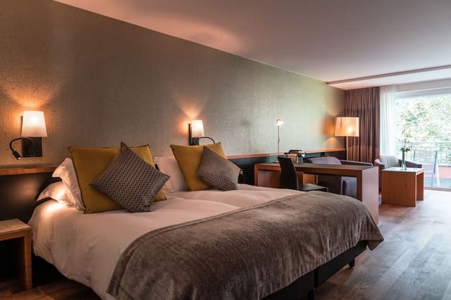 Modern, air-conditioned Deluxe room with balcony