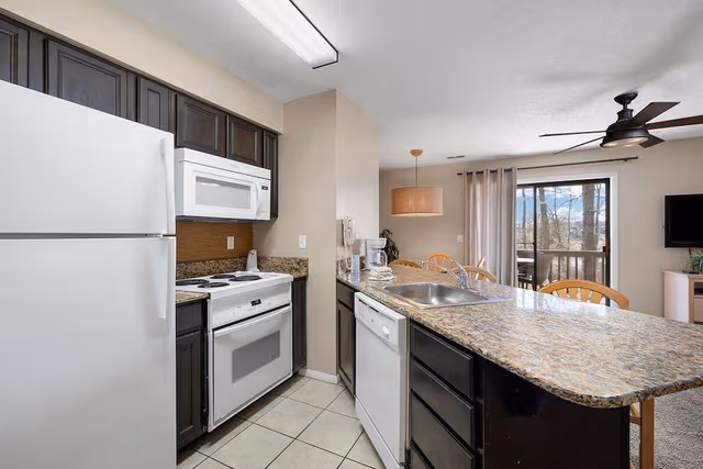 Deluxe Condo, 2 Bedrooms, Kitchen