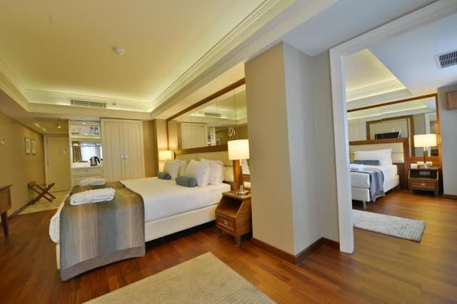 Family Room with Shared Bathroom