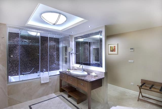 Family Room with Shared Bathroom