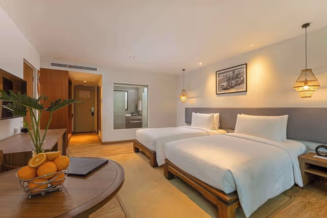 Deluxe Twin Room, Balcony (Garden)