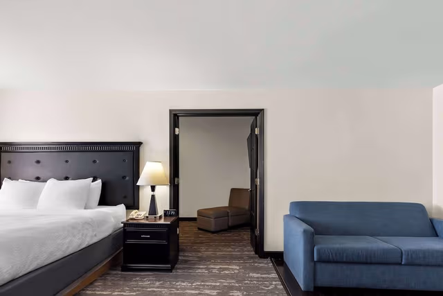 Suite, 1 King Bed, Non Smoking, Refrigerator & Microwave (Pet Friendly;with Sofabed)