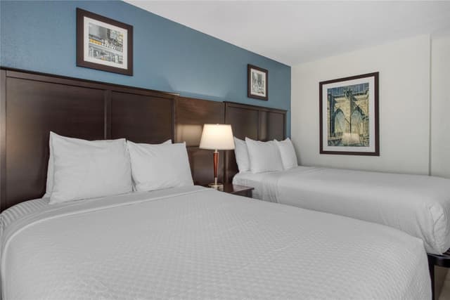 2 Double Beds, Non-Smoking, Microwave And Refrigerator, Work Desk, Wi-Fi, Continental Breakfast