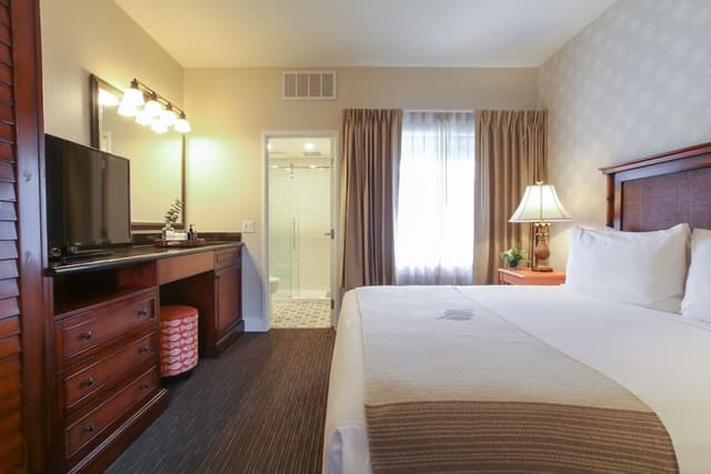 Top Floor Courtyard View King Suite Sleeper Sofa