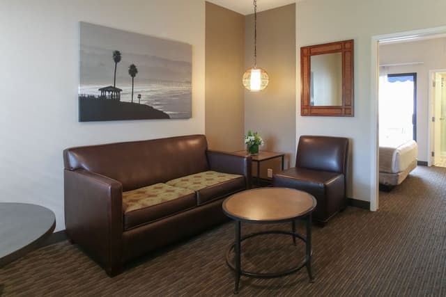 Top Floor Balcony King Suite Sleeper Sofa