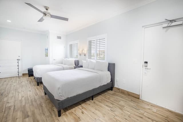 Standard Double Room, Kitchen (located across the street)