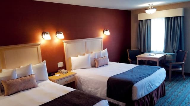 Standard Room, 2 Queen Beds, Non Smoking, Refrigerator & Microwave