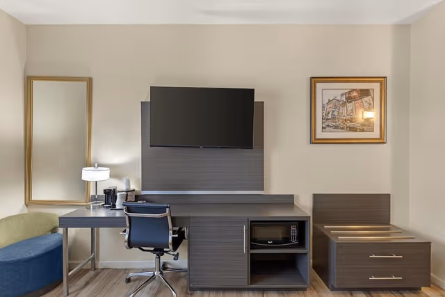 Standard Room, 2 Queen Beds, Non Smoking, Refrigerator & Microwave