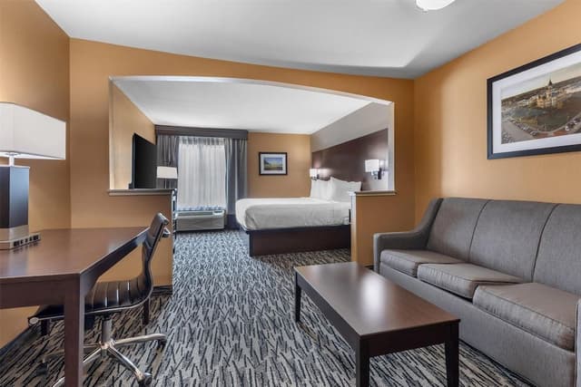 Suite, 1 King Bed, Non Smoking, Refrigerator & Microwave (with Single Sofabed)