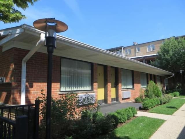 Exterior Entrance, Motel Room