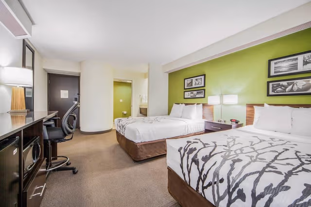 Standard Room, 2 Double Beds