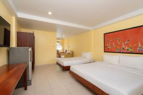 Deluxe Room with Triple Bed and Pool Access