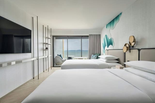 Premium Room, 2 Double Beds, Balcony (Sea View)