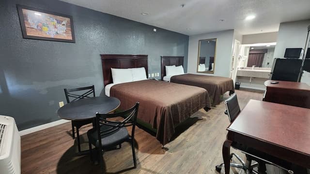 Deluxe Room, 2 Queen Beds, Smoking, Refrigerator & Microwave