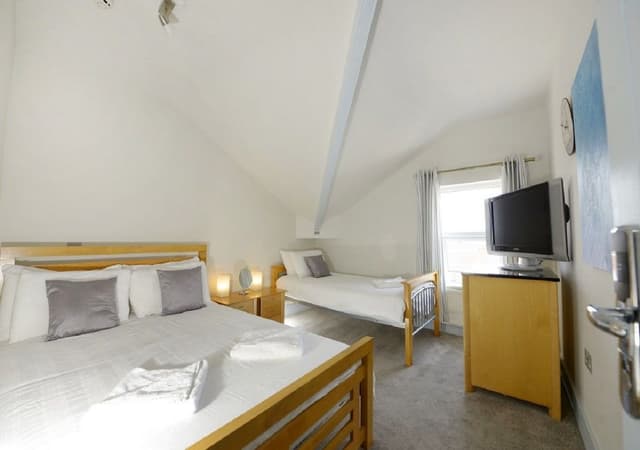 Family Room, Shared Bathroom