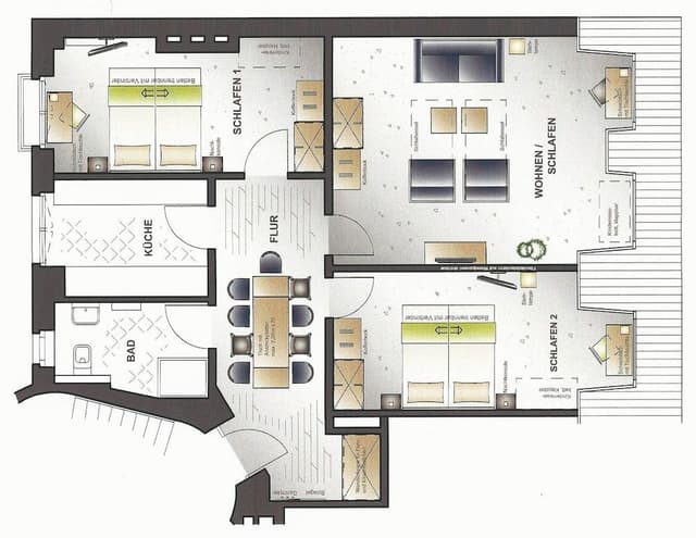 Apartment, 2 Bedrooms (Extra Large)