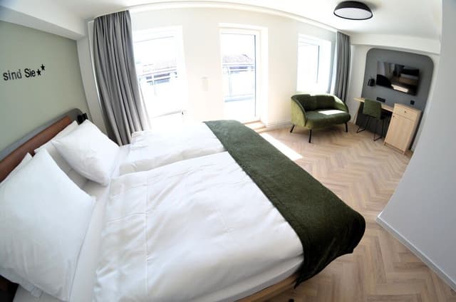 Comfort Double Room, Balcony, City View