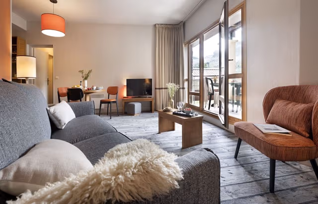 Appartement 4 personnes - 1 chambre - Balcon - Vue montagne