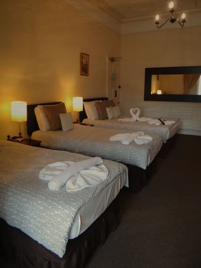 Quadruple Room, Ensuite (Double and Two Single Bed)