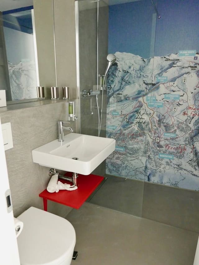 Superior Double Room, Multiple Beds, Balcony, Mountainside