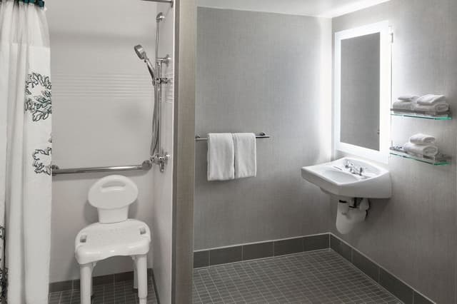 Suite, 2 Bedrooms (Mobility/Hearing Access, Roll-In Shwr)