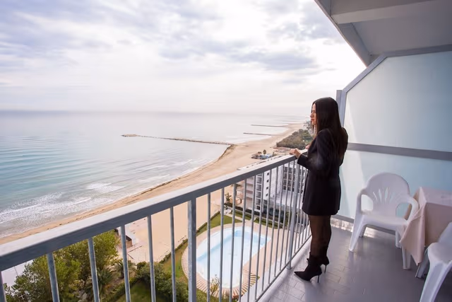 Standard Double Room Single Use, Balcony, Sea View