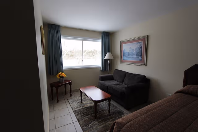 Room, 2 Double Beds, Refrigerator & Microwave, Lake View