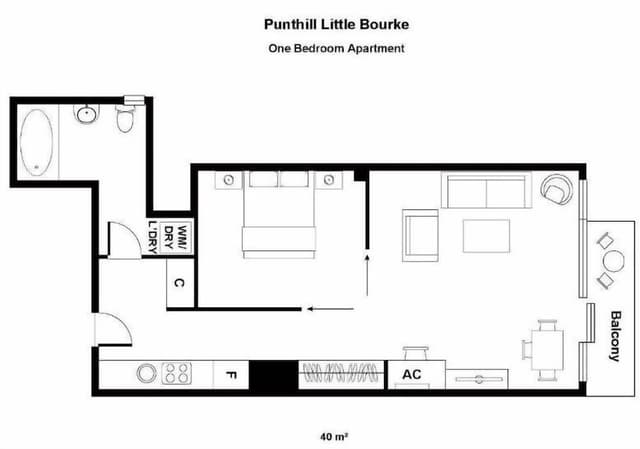 One Bedroom Apartment