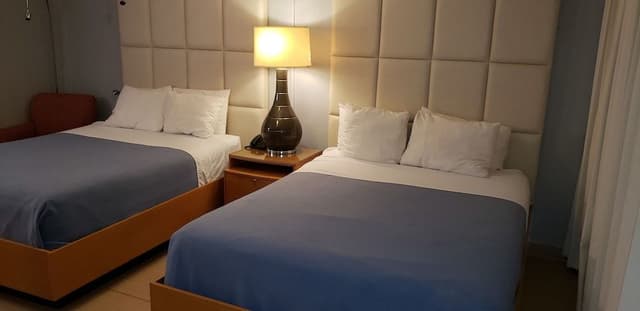 Executive Double Room, 2 Queen Beds, Pool View, Garden Area