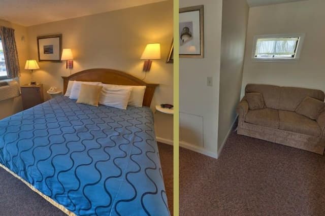 King Bed with Pull Out Twin Sofa
